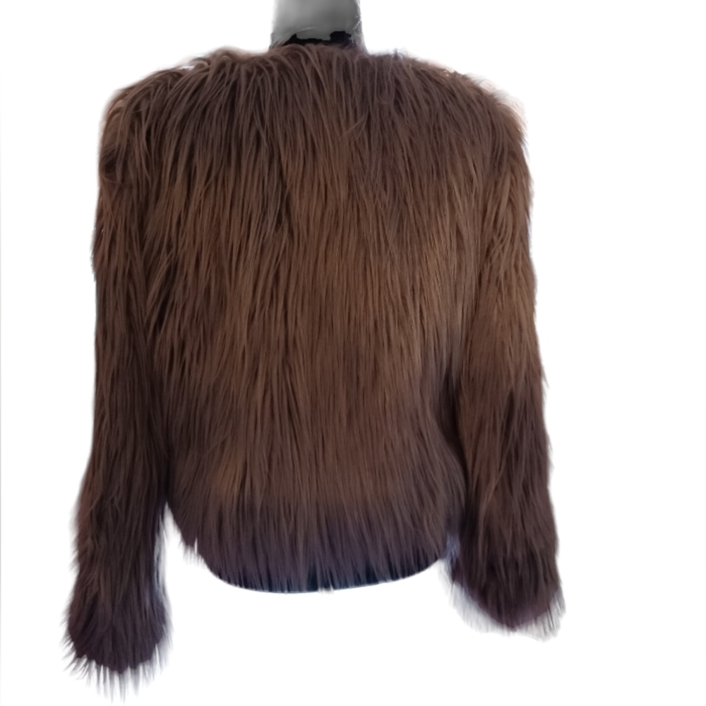 MISSGUIDED WOMENS FAUX FUR JACKET - Picture 3 of 4
